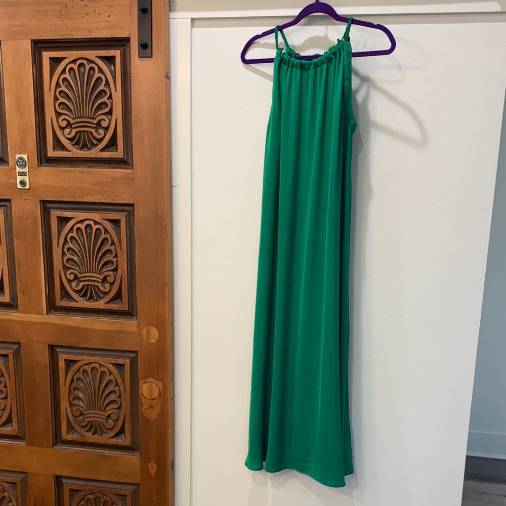 Cynthia Rowley Vibrant Green Maxi Dress